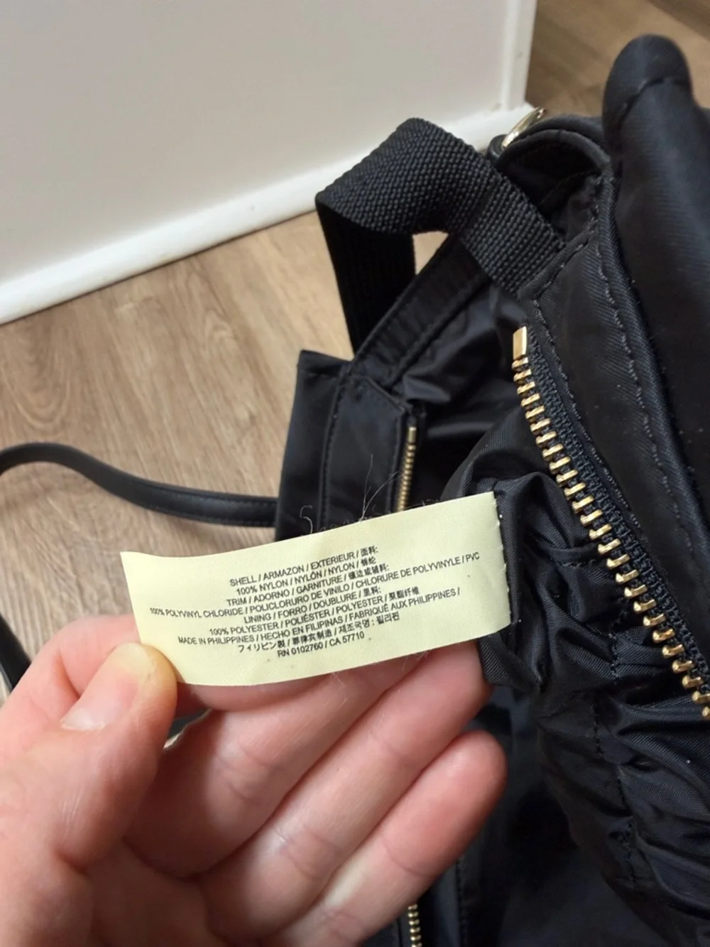 Kate Spade Black Diaper Bag Nylon Baby Large - Picture 10 of 11